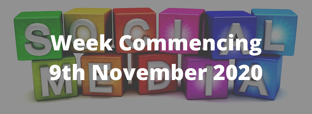Social Media Content Ideas for wc 9th November 2020