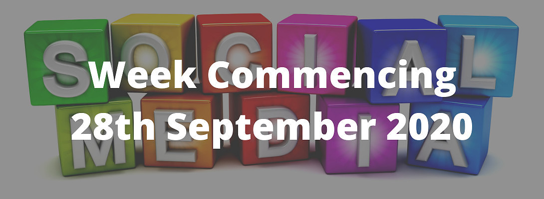 Social Media Content Ideas for wc 28th September 2020