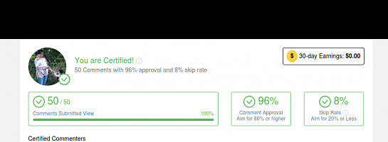 Certified Commenter on my 39th!