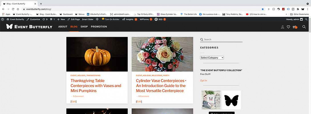 My First Month Of Wealthy Affiliate: Progress Report Of Event Butterfly Inc