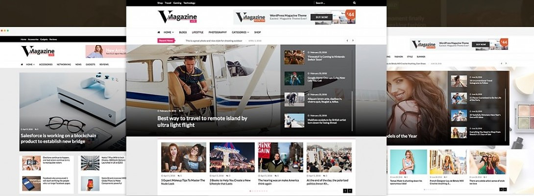 Free Download - V-Magazine News Theme