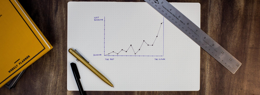 Your graph never increases constantly, there are lots of up's and down's !