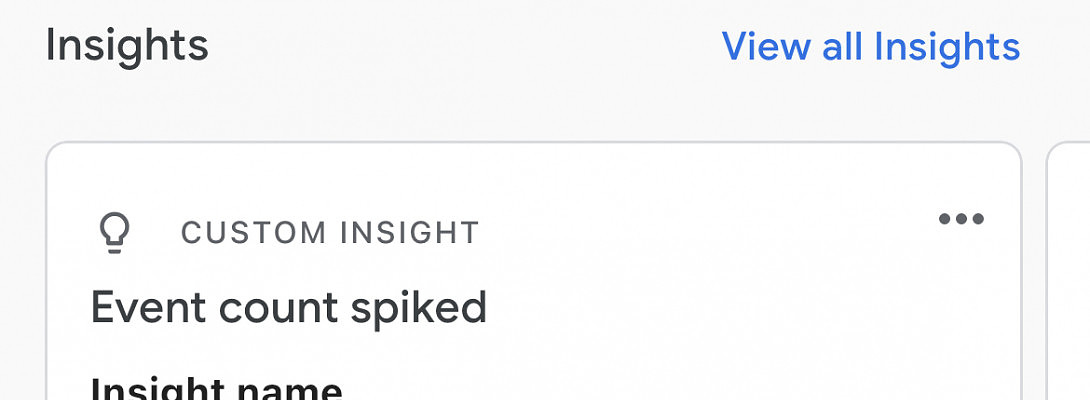 Google Insights Anomaly