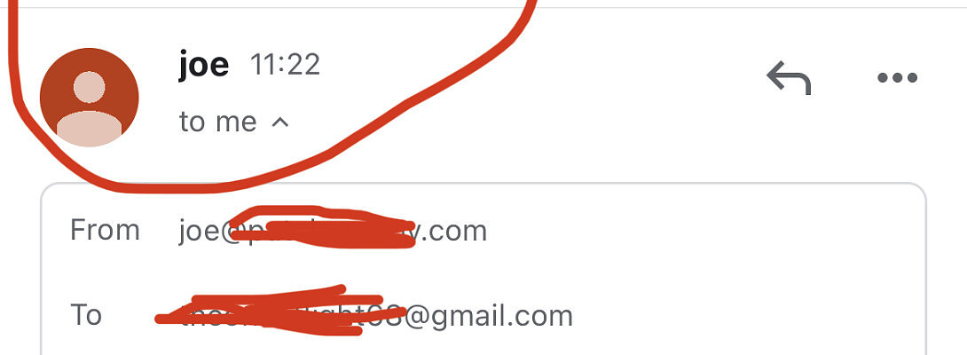 How can I get my headshot to show up through siterubux email?