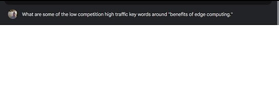 Google Bard will do Keyword research for you.