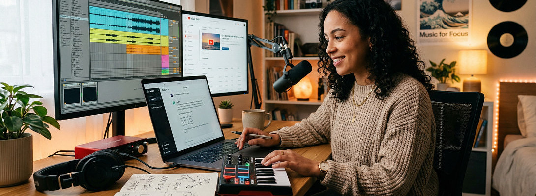 How I’m Creating Lyric-Free YouTube Background Music With ChatGPT