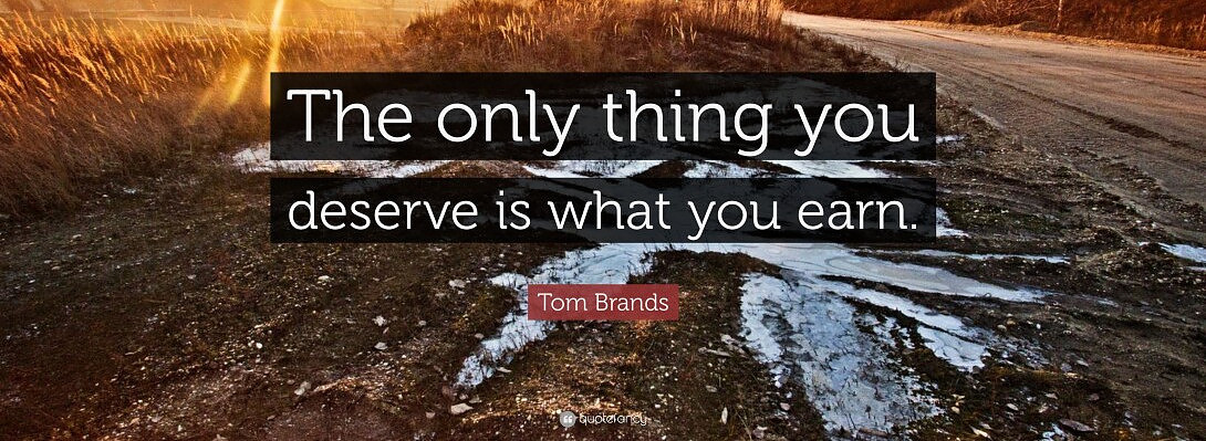 Show Me How To Earn It and I will Spend It Wisely