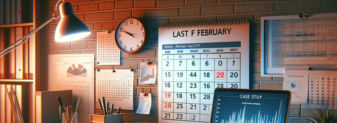 The End of Febuary: The end of my little "case study"