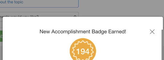 Whooohooo! I’m in the first 200 here at Wealthy Affiliate!