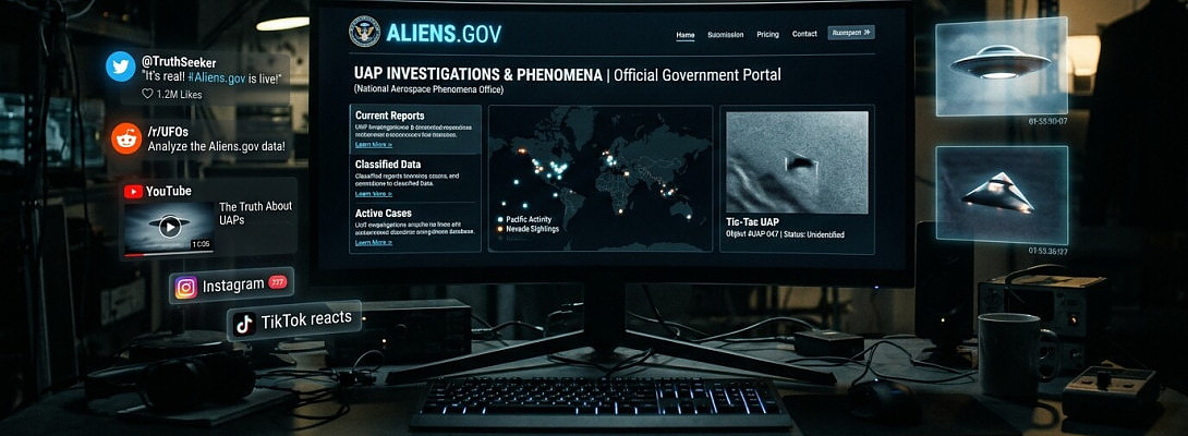 Aliens .gov Niche Opportunity: How to Turn Trending Stories Into Content Ideas