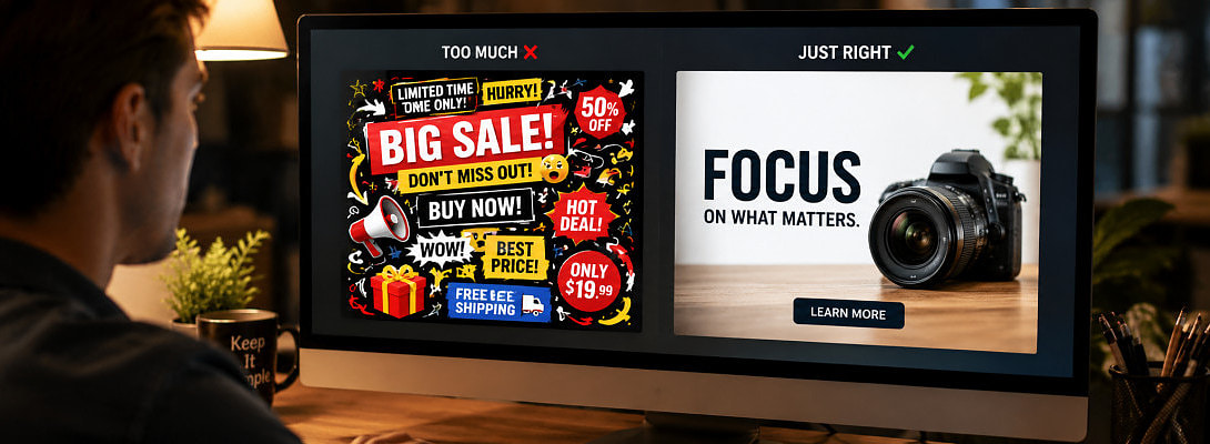 Why More Design Can Hurt Your Marketing Images