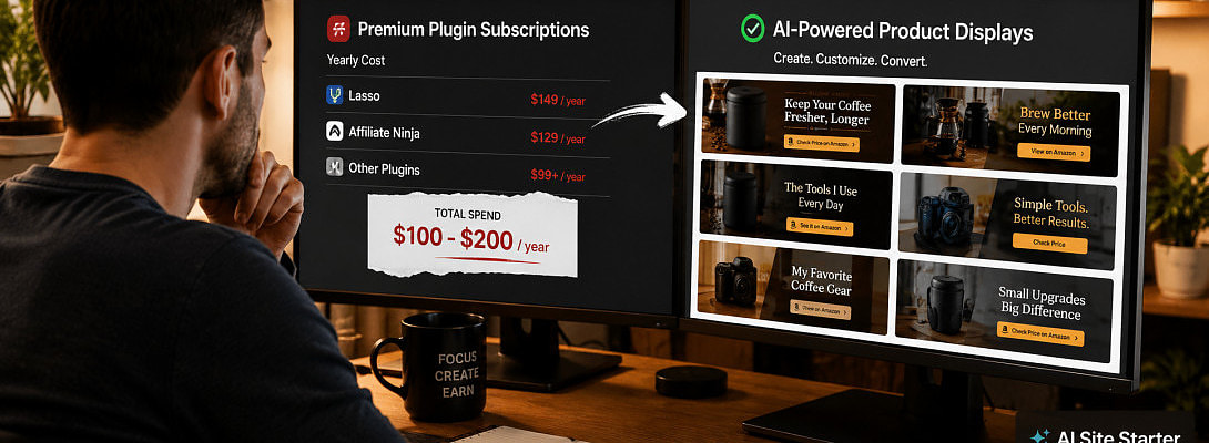 How I Replaced Premium Affiliate Product Boxes Using AI