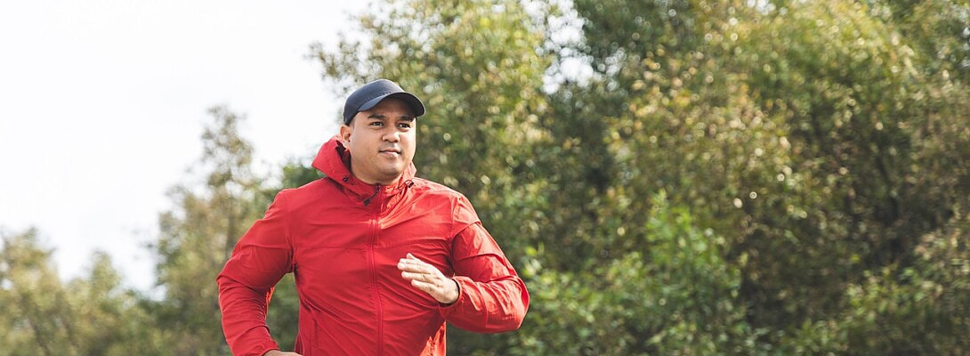 Running and walking for exercise