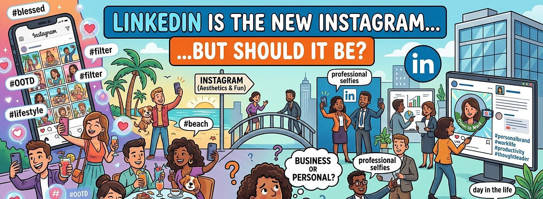 LinkedIn Is the New Instagram. But Should It Be?