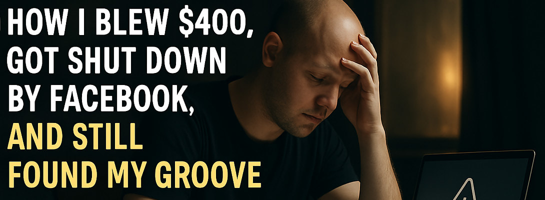 How I Blew $400, Got Shut Down by Facebook, and Still Found My Groove in This Affiliate Game