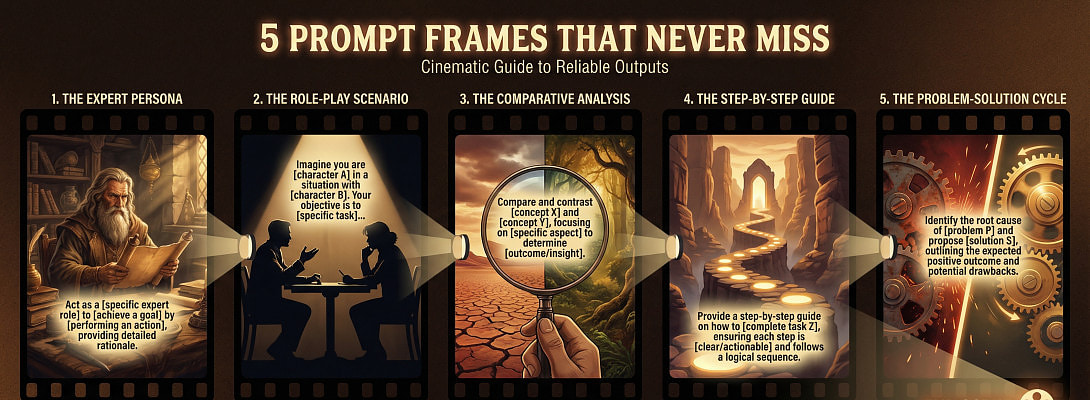 5 Prompt Frames That Never Miss
