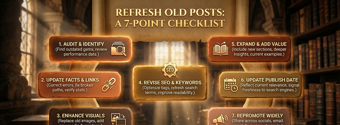 Refresh Old Posts: A 7-Point Checklist