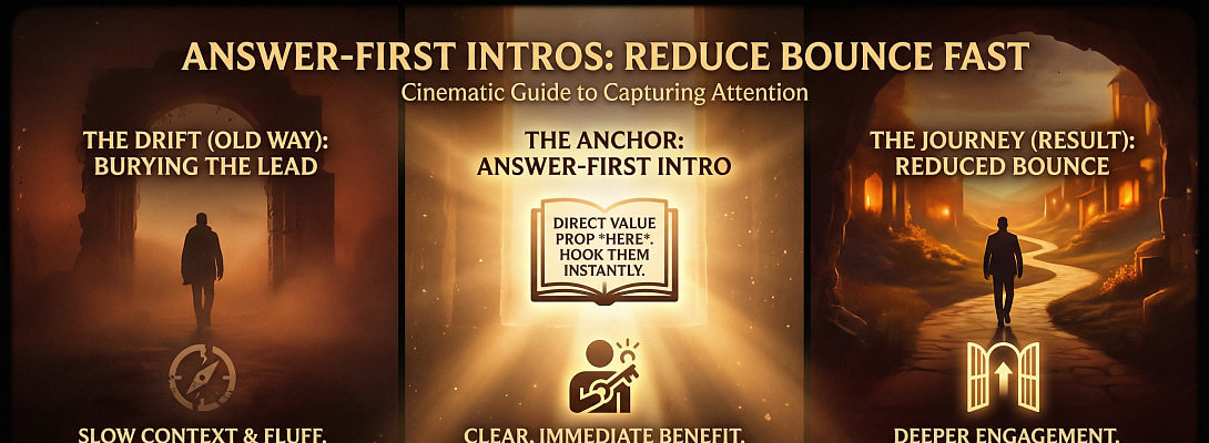 Answer-First Intros: Reduce Bounce Fast