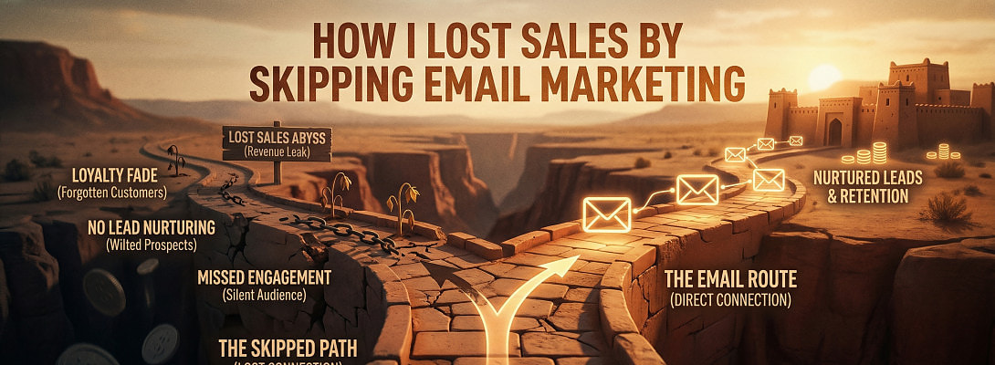 How I Lost Sales By Skipping Email Marketing