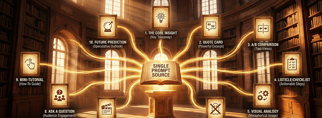 Outline Library: Turn One Prompt into 10 Posts