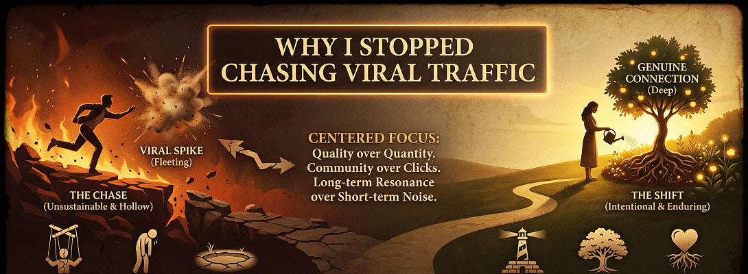 Why I Stopped Chasing Viral Traffic