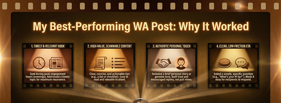 My Best-Performing WA Post: Why It Worked