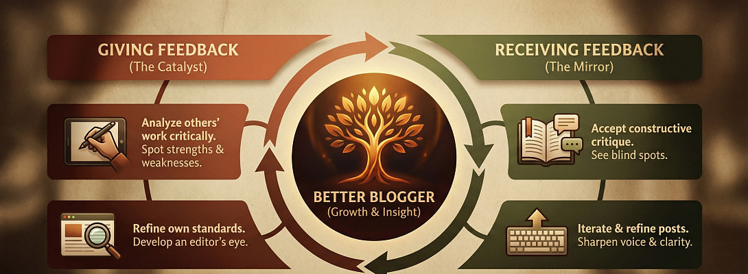 How Giving Feedback Made Me a Better Blogger