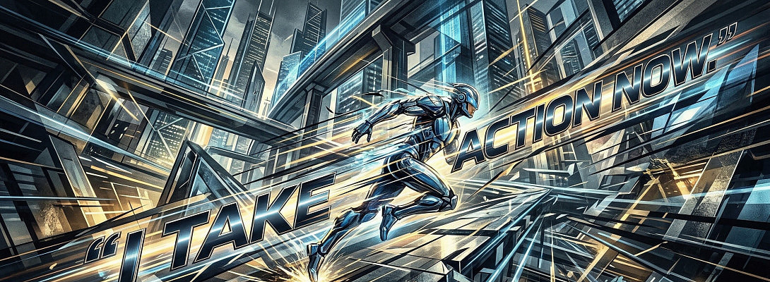 “I take action now.”