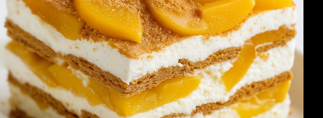 Simple Filipino Mango Graham Float