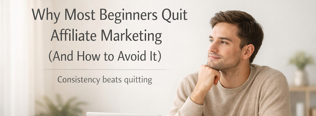  Why Most Beginners Quit Affiliate Marketing (And How to Avoid It)