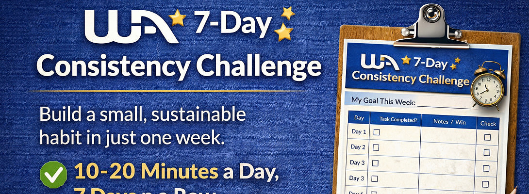 WA 7-Day Consistency Challenge