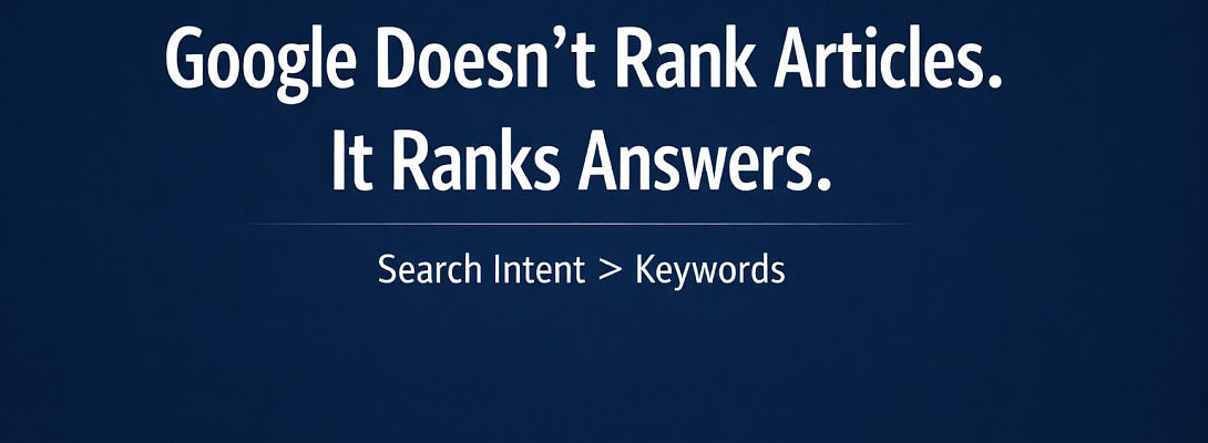 Are You Writing for Keywords… or for Search Intent?