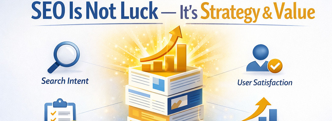 SEO Is Not Luck — It’s Structure, Strategy, and Intent