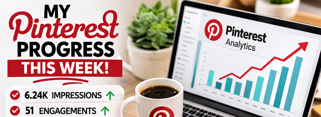 My Pinterest Progress This Week: 6K Impressions and Growing!