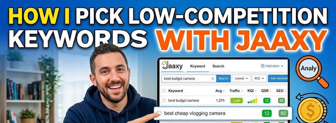 How I Pick Low-Competition Keywords with Jaaxy