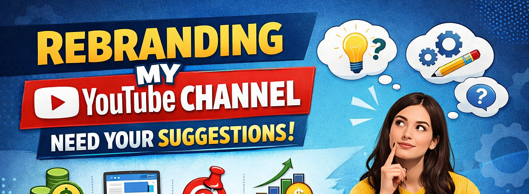 Thinking of Rebranding My YouTube Channel – Need Your Suggestions