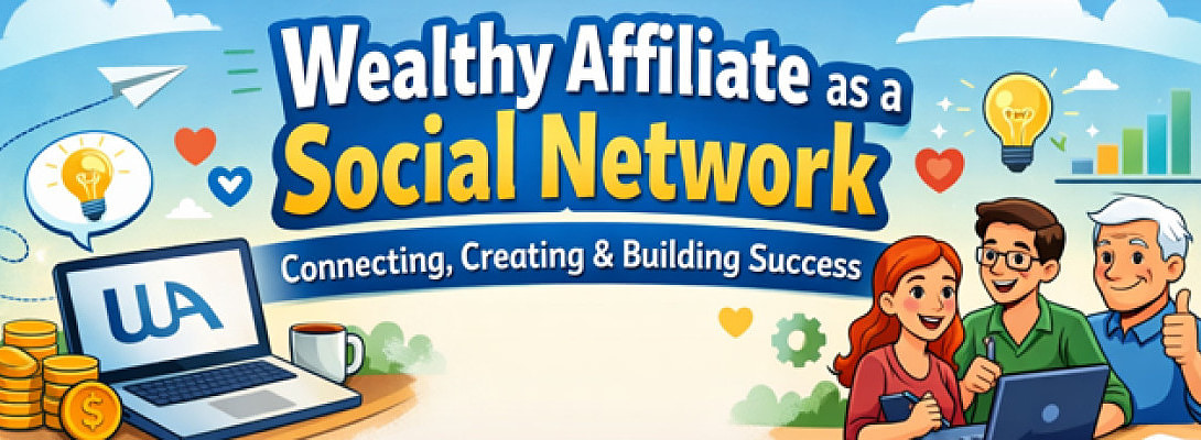 Wealthy Affiliate as a Social Network: More Than Just Business Training