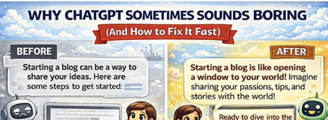 Why ChatGP Sometimes Sounds Boring (and how to fix it fast)