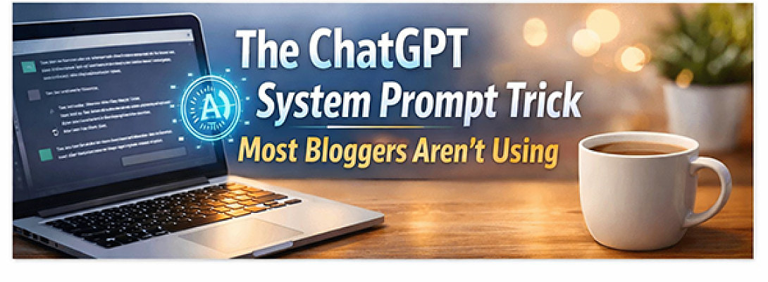 The ChatGPT System Prompt Trick Most Bloggers Aren’t Using (But Should Be)