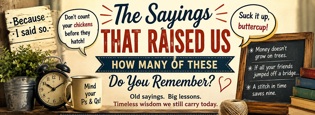 The Sayings That Raised Us