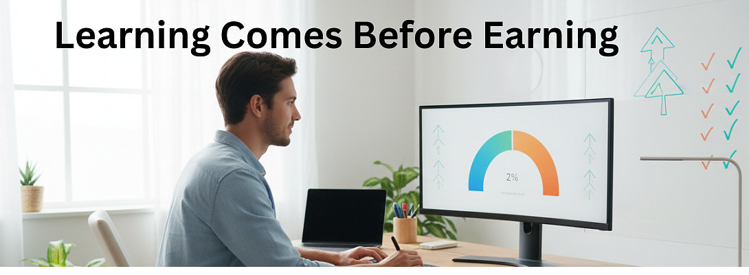 Why The First Months Are More About Learning Than Earning!