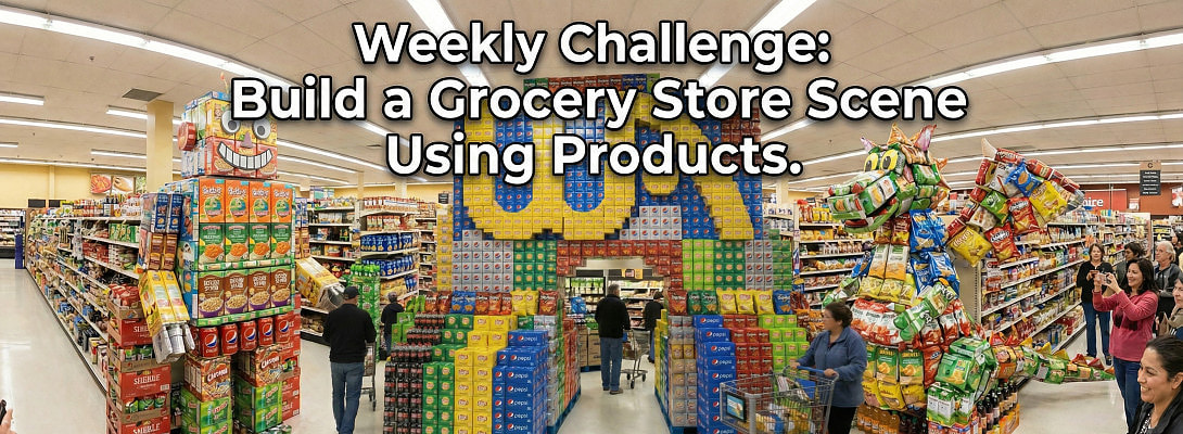 Weekly Challenge: Build a Grocery Store Scene Using Products