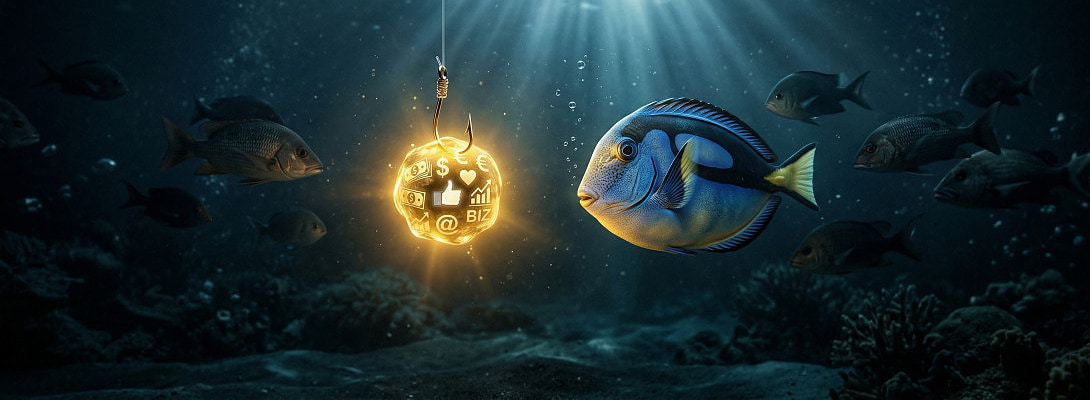 Act Like a Dumb Fish and Get Caught!