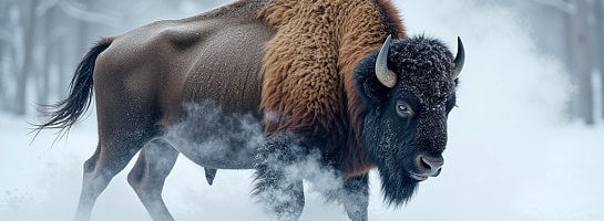 Bison Turn into a Storm Instinctively. And So Should YOU.