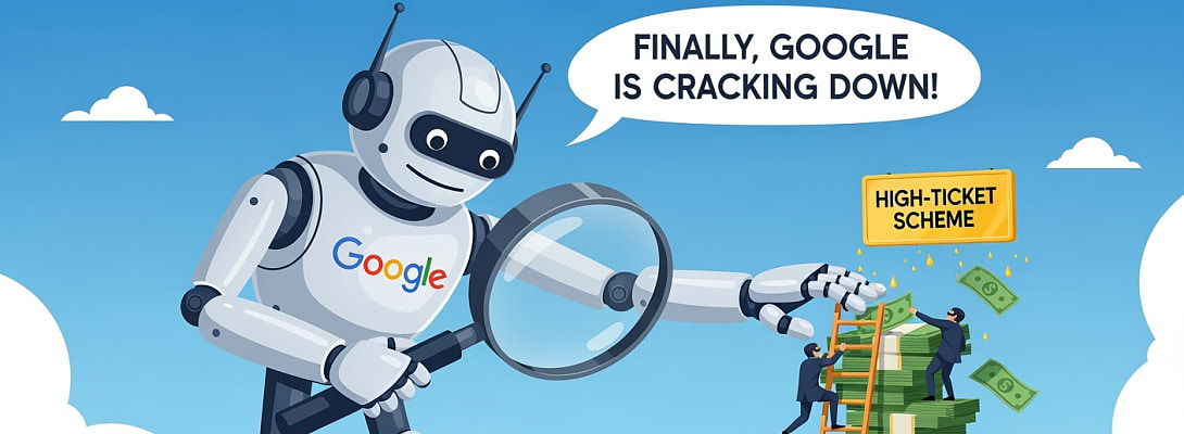 Finally, Google is Cracking Down on Sneaky High-Ticket Schemes!