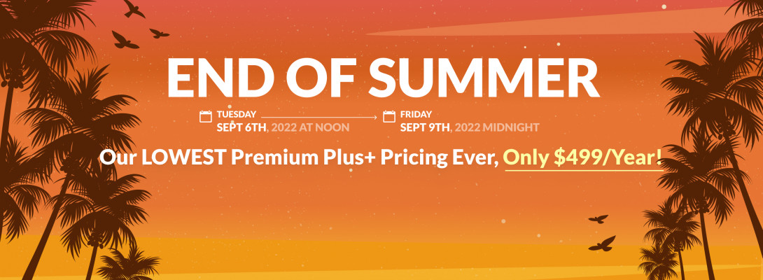 End of Summer Discount! (72 Hours Only)