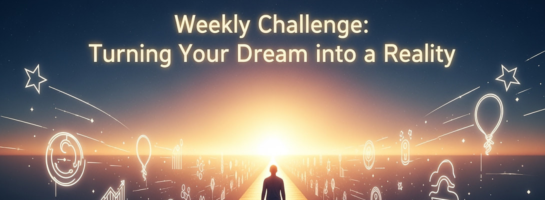 Weekly Challenge: Turning Your Dream Into a Reality