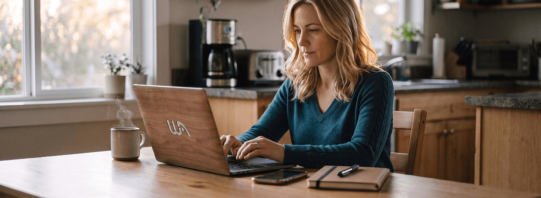 One Person, One Laptop, No Excuses.