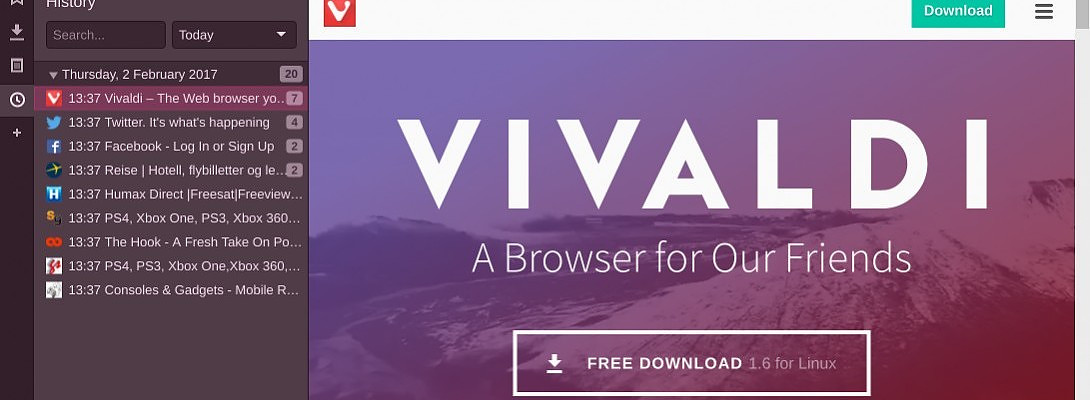 Vivaldi a Decent & Safe "alternative" Browser to the "big" ones
