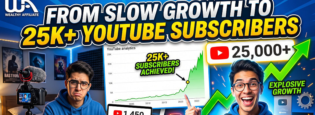From Slow Growth to 25K Plus YouTube Subscribers